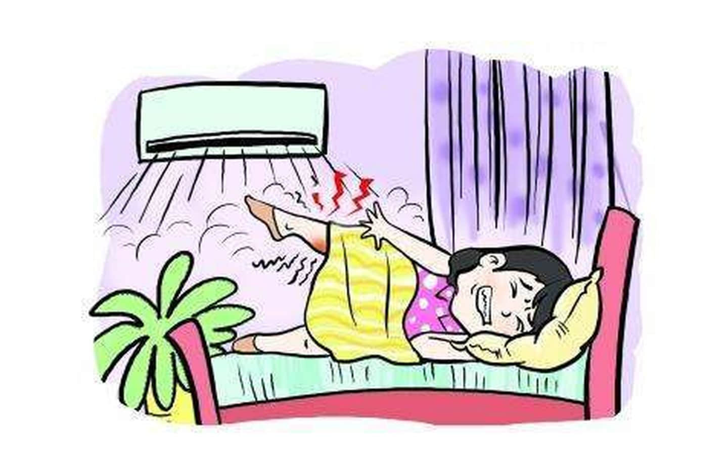 吹空调会得关节炎吗?